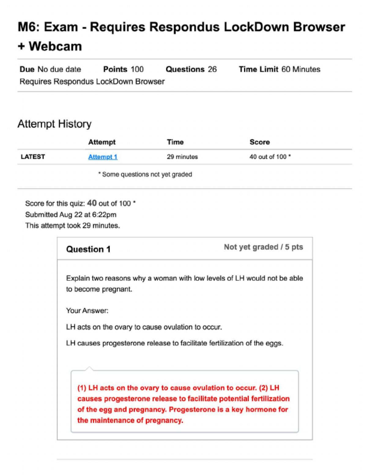 BIOL251 Human Anatomy & Physiology I w/Lab 2026 | Module 6 Exam Review |70+ Questions and Answers Summary |LockDown Browser |Portage Learning preview