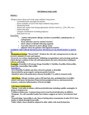 NR 566 Midterm Study Guide 2021 – Chamberlain College of Nursing Complete Review