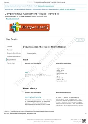 Comprehensive Assessment _ Completed _ Shadow Health.pdf graded A