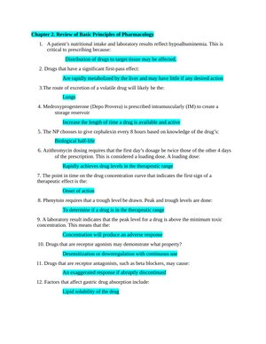 NR565 Advanced Pharmacology Fundamentals Study Guide | Drug Classes, MOA & Clinical Review | Chamberlain NP Prep