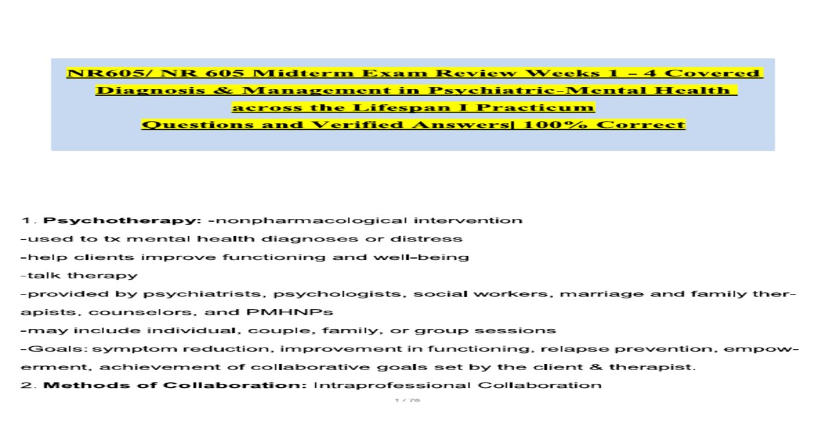 nr 605 midterm exam