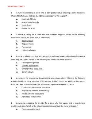 RN ATI Medical-Surgical Proctored Exam Questions and Answers – Complete Study Guide