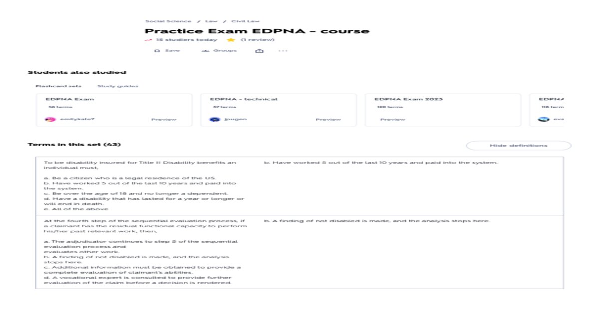 2026 SSA Non-Attorney Rep Exam: Practice Questions & Study Guide