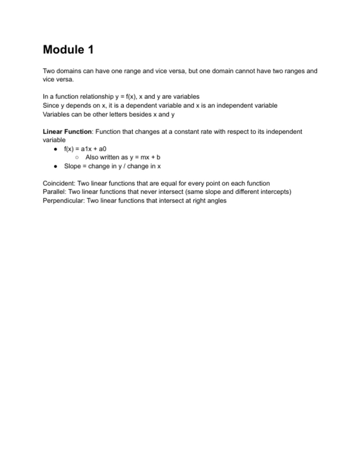 QMB3003 - Quantitative Business Tools I Full Class Notes preview