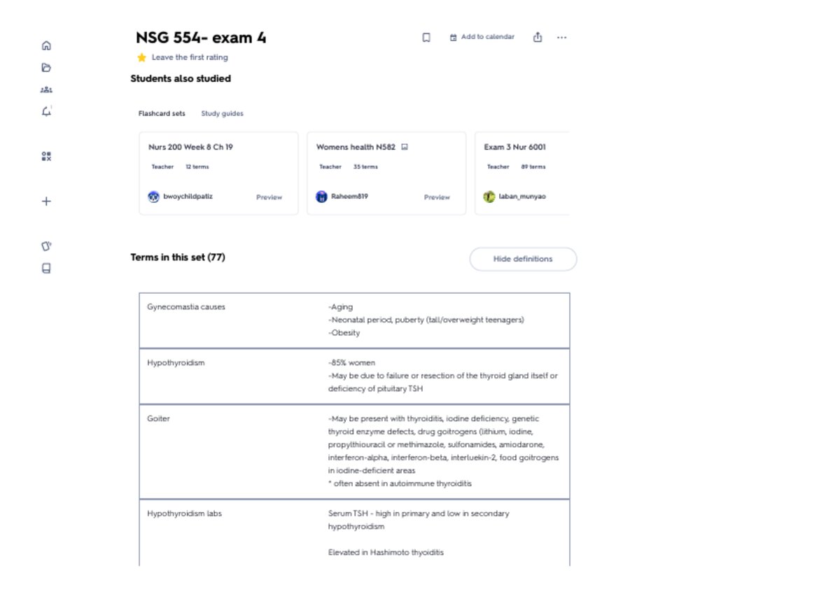 NSG 555/ NSG555 Exam 4– (NEW 2026/ 2027 Update) Nurse Practitioners in Primary Care II Guide | Questions and Answers | Wilkes preview