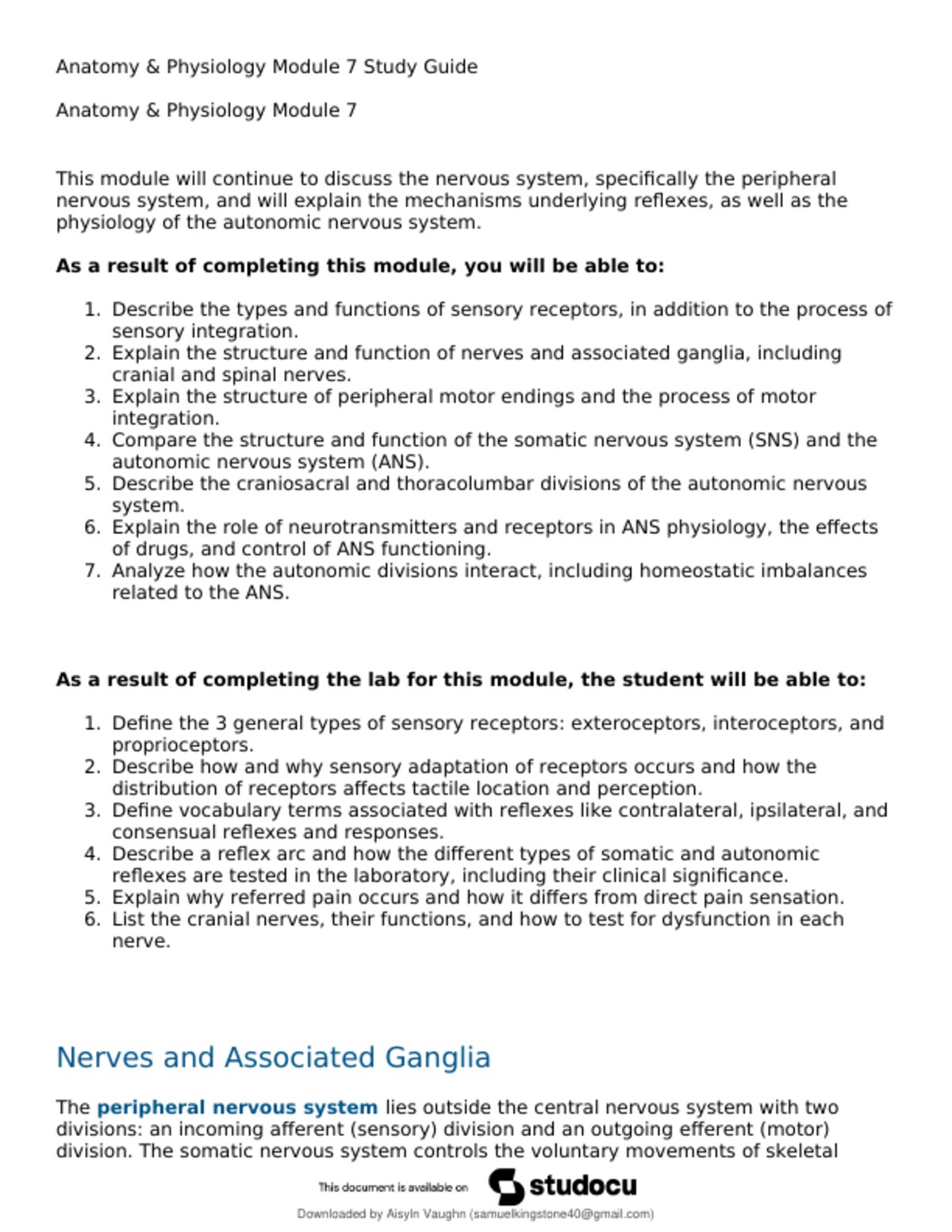 BIOL251 Human Anatomy & Physiology I w/Lab 2026 | Module 7 Exam Review |70+ Questions and Answers Summary |LockDown Browser |Portage Learning preview