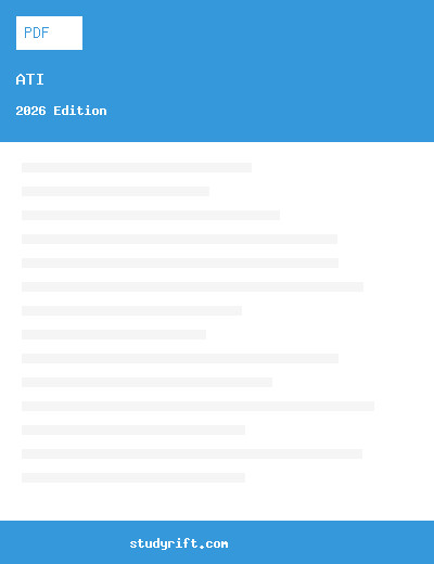 ATI Comprehensive Predictor 2026 Complete 180 Questions Verified Answers