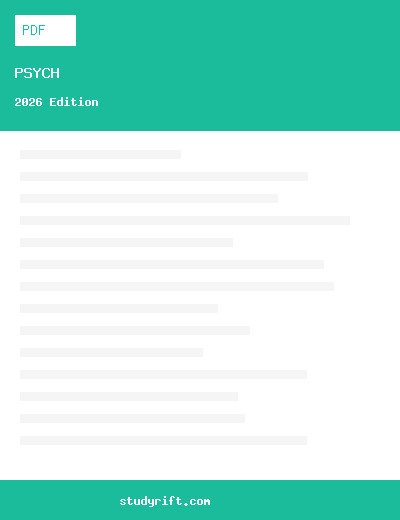 Developmental Psychology 2026 Complete Review Lifespan Questions Answers