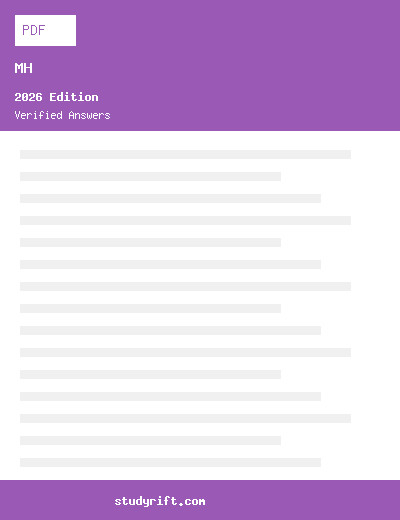 Shadow Health Mental Health Assessment Complete Documentation Graded A+ 2026