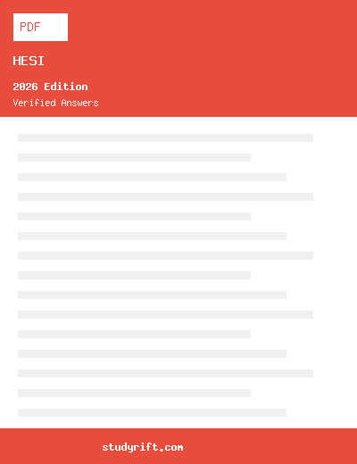 HESI OB Maternity 2026 Complete Exam Prep 200 Questions Verified Answers
