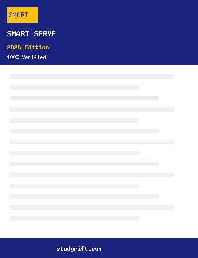 SMART SERVE Test Bank 2026 All Questions with Detailed Answers Guaranteed Pass