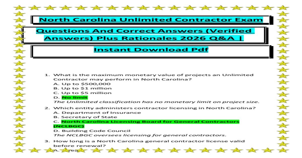 north_carolina_unlimited_contractor_exam