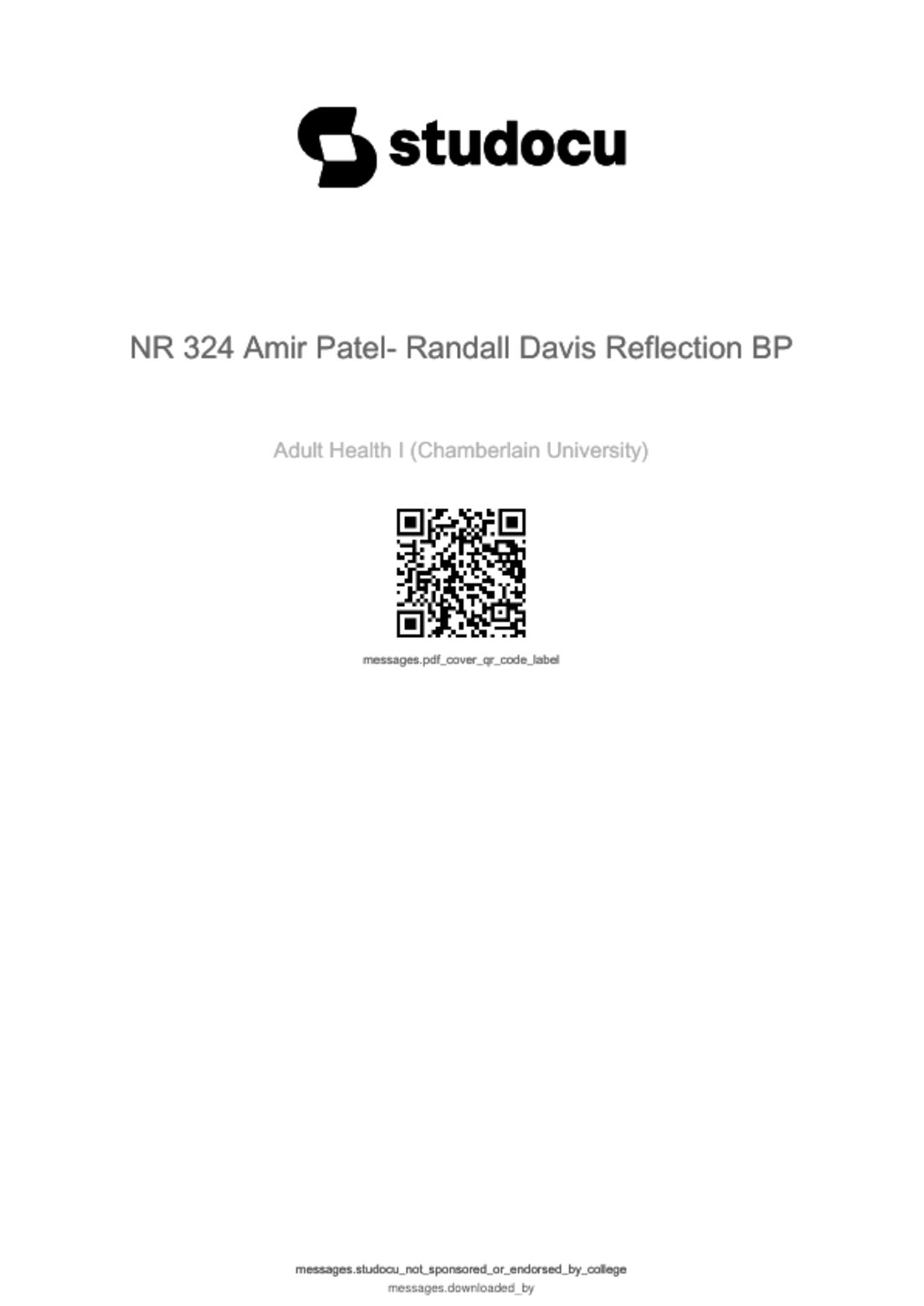 NR324 Amir Patel iHuman Full Case SBAR preview